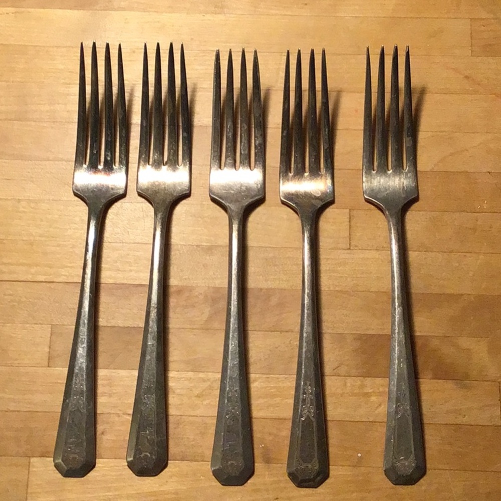 ♥️5/25$ Roger’s and Son silver vintage forks “La France”